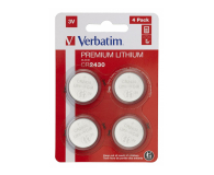 Bateria lub akumulatorek VERBATIM Premium Lithium CR2430 3V (4 szt.) 49534